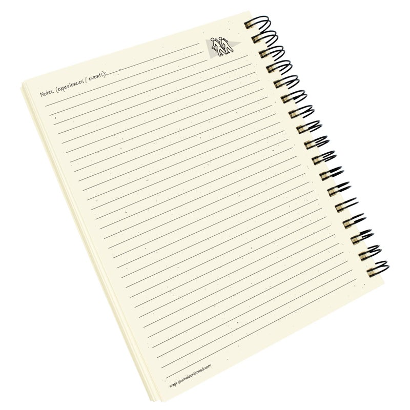 Write it Down series by Journals Unlimited, Guided Journal, Hiking, A Hiker's Journal, Full-size 7.5"x 9", Kraft Hard Cover, Made in USA - Image 5